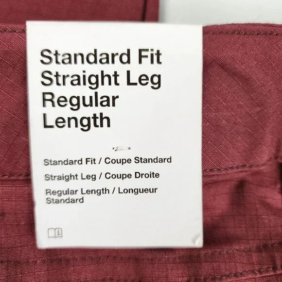 Nike Pants Men 30 Burgundy Red SB Ripstop Skateboarding Straight Fit (30x31) NWT